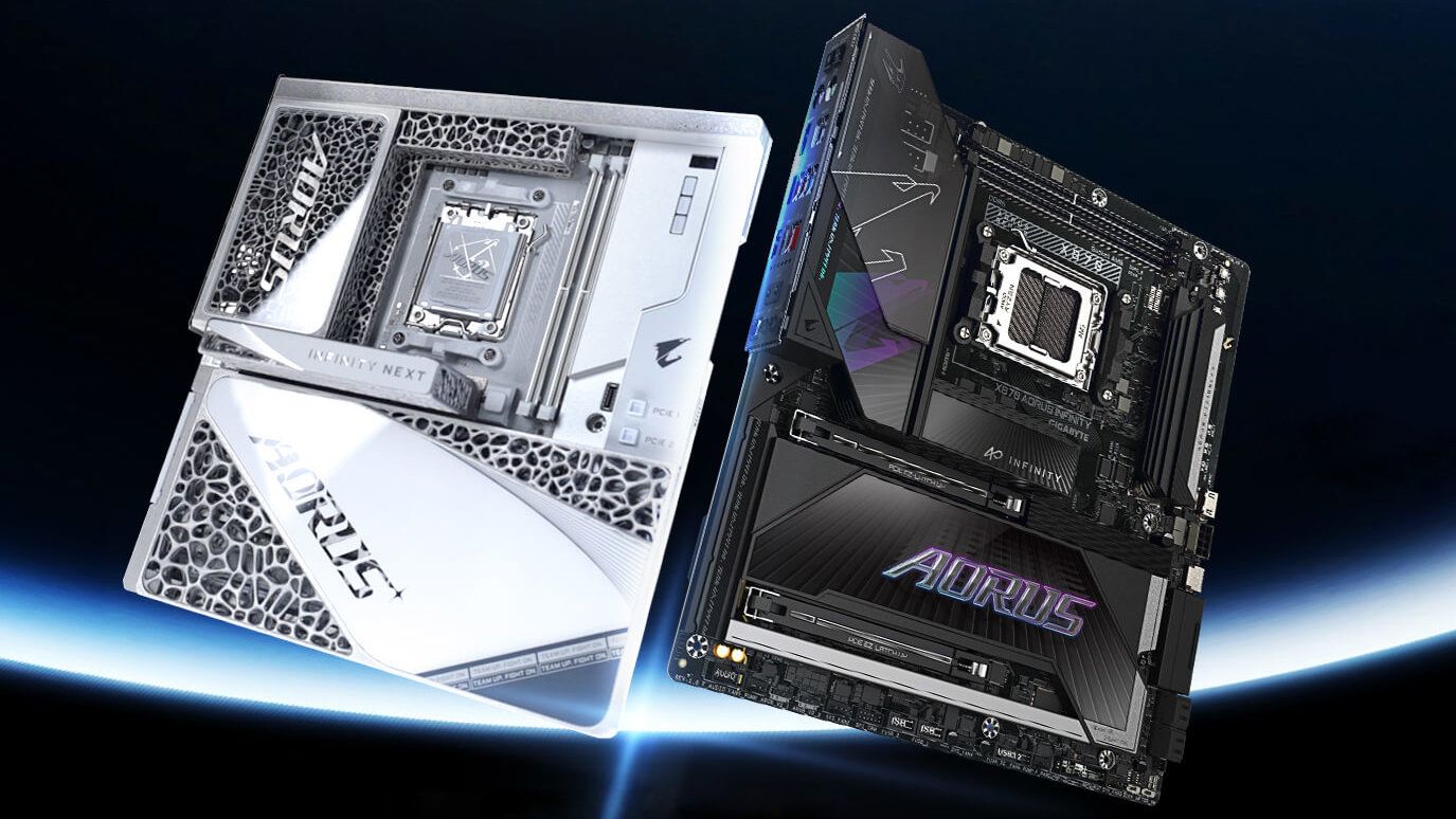 Gigabyte heads into space for its 40th anniversary motherboards