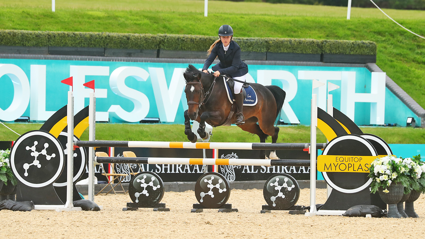 Restricted Rider Pony 1m Winner - Eva Harriman and Wheres My Colour