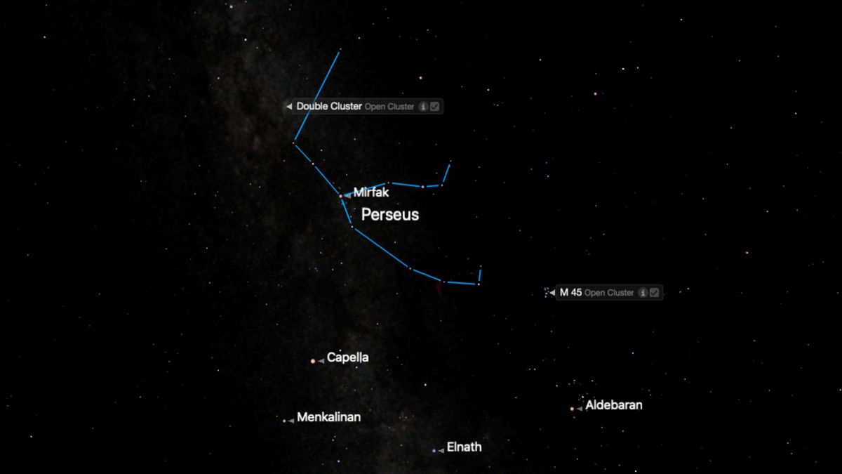 constellation on Starry Night software