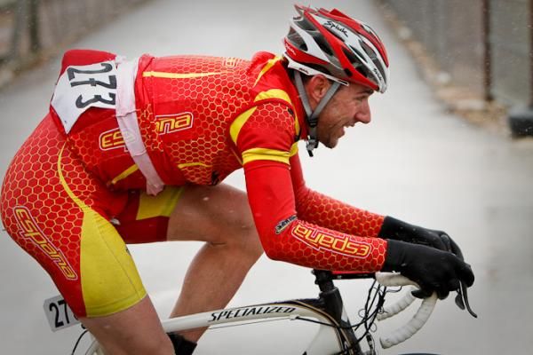 David Muntaner (Spanish National Team) also doesn't mind the weather.