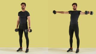 best shoulder exercises for home: lateral raise