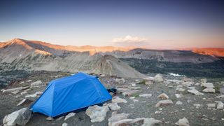 where not to camp: tent rocks