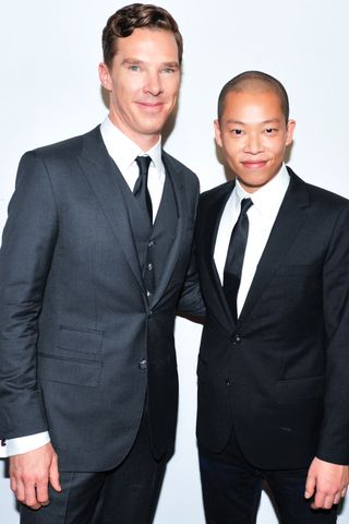 Benedict Cumberbatch And Jason Wu At New York Fashion Week AW14