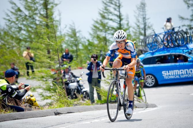 Benjamin Dyball (Huon - Genesys) powered to the finish line