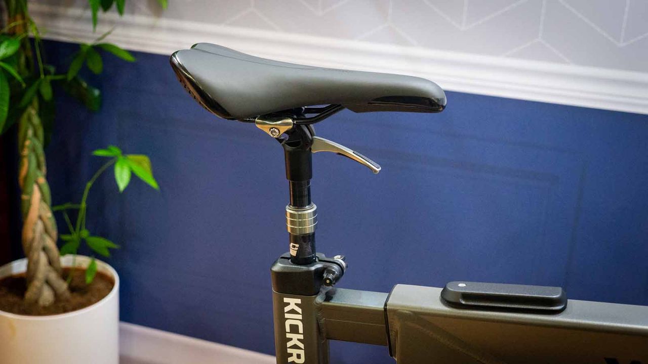 Wahoo Kickr Bike with dropper post