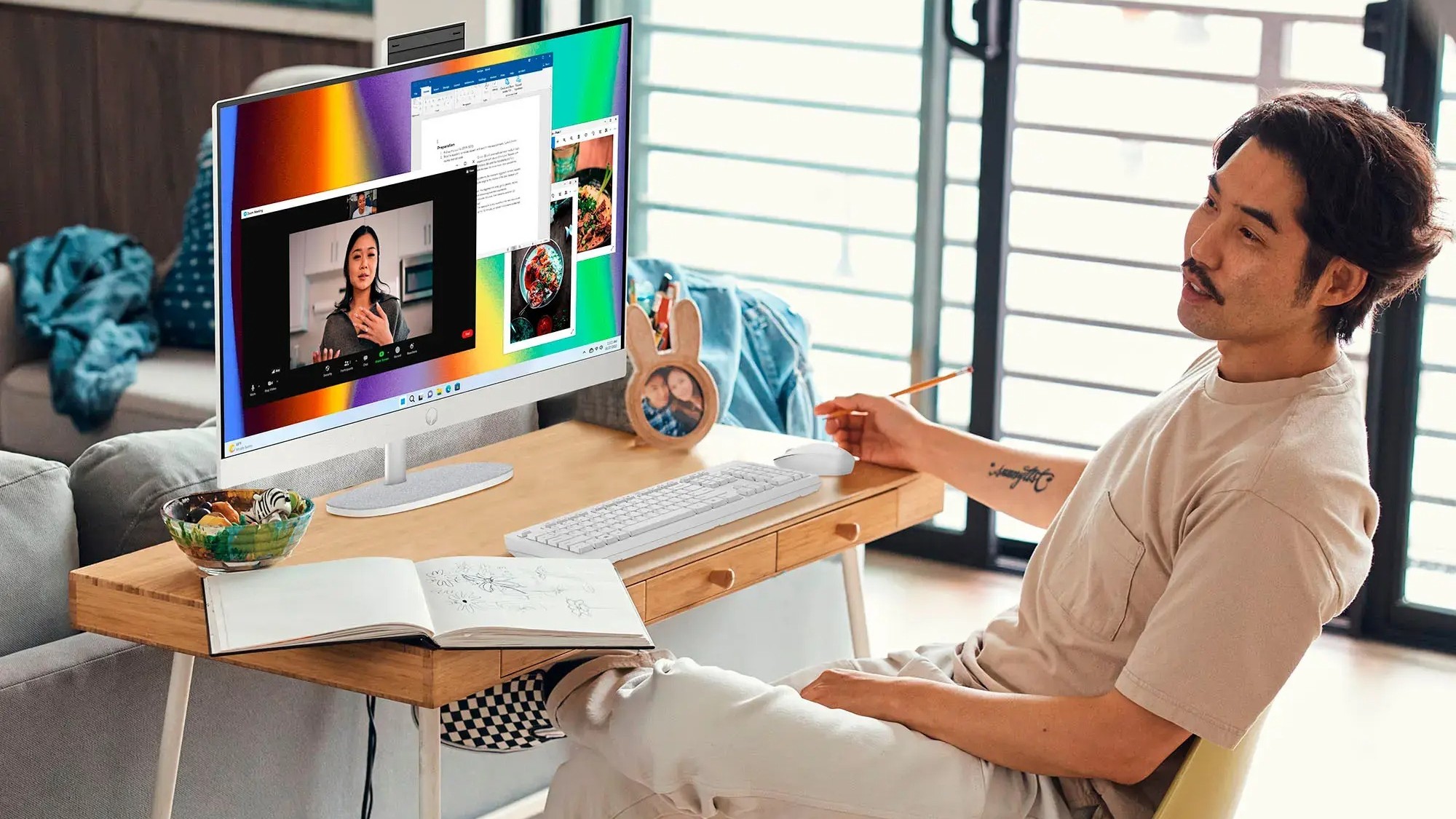 You don't need to spend a penny more than $800 for a complete desktop PC setup — webcam and speakers included