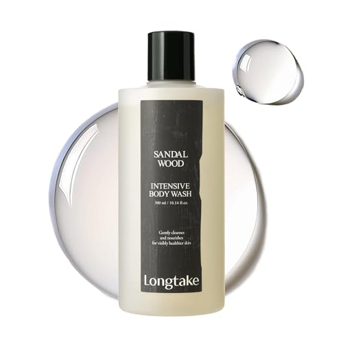 Longtake Sandalwood Intensive Perfume Body Wash 10.1 Fl Oz&amp;#12643;soothing Protection&amp;#12643;strengthening Skin Barrier&amp;#12643;hydrating Moisturizing&amp;#12643;for All Types