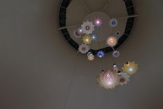 Multiple floral style lights - Studio Drift Meadow