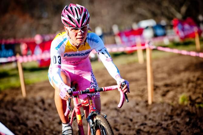 Kiyoka Sakaguchi (Panasonic Ladies) in action, she finished in the third place