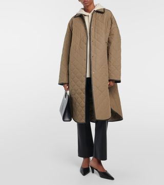 Quilted Cocoon Coat