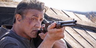 Rambo: Last Blood Sylvester Stallone aims gun