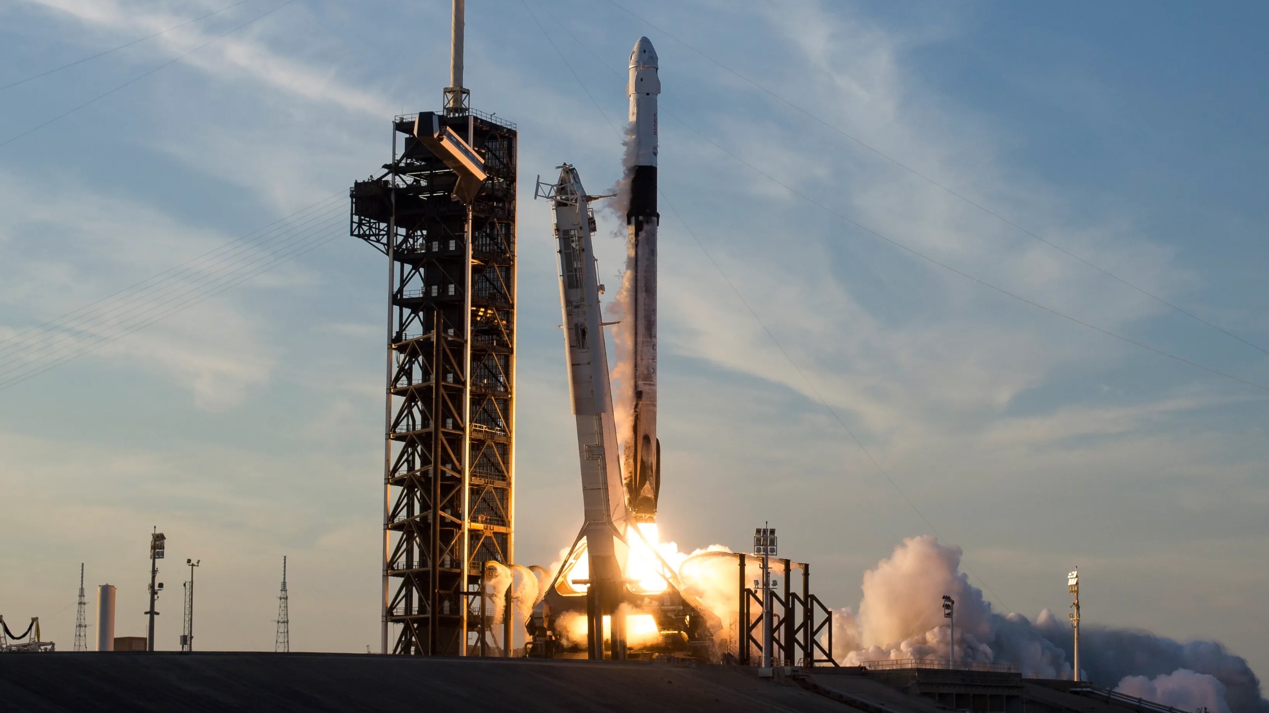 A SpaceX Falcon 9 rocket carrying the company&rsquo;s Dragon spacecraft launches NASA&rsquo;s SpaceX Crew-10 mission to the International Space Station on March 14, 2025.