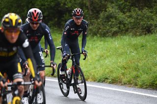 Tao Geoghegan Hart was back racing at the Itzulia Basque Country