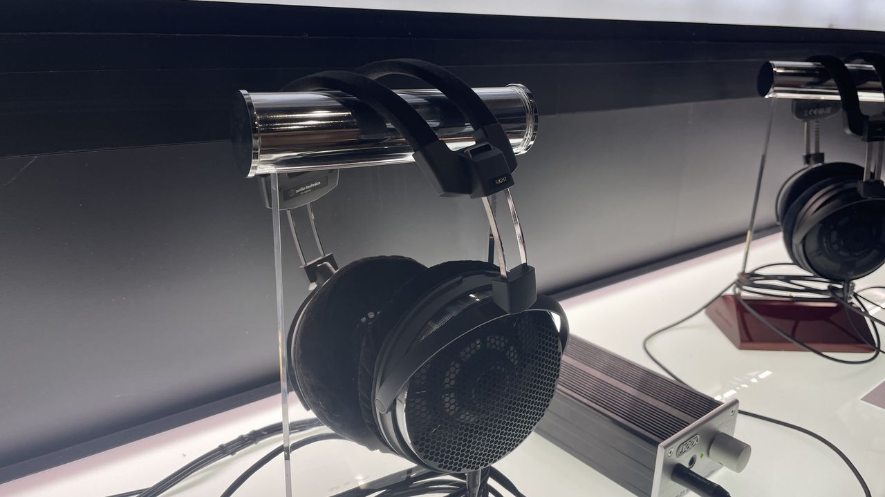 A selection of headphones TechRadar's audio editor got to try at the Paris Audio Show 2025, including options from Meze Audio, Yamaha and Audio-Technica