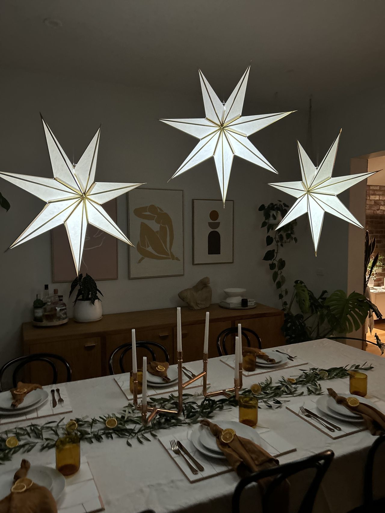 Try this IKEA hack for floating star lights this Christmas | Livingetc
