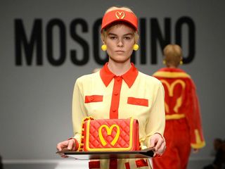 Moschino put McDonald's on the runway during Milan Fashion Week.