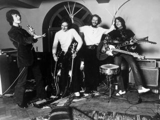 Blind Faith in 1969: (l-r) Steve Winwood, Ric Grech, Ginger Baker, Eric Clapton