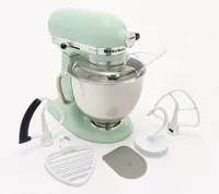 KitchenAid 5-Qt Artisan Stand Mixer W/ Pastry Beater and Flex Edge