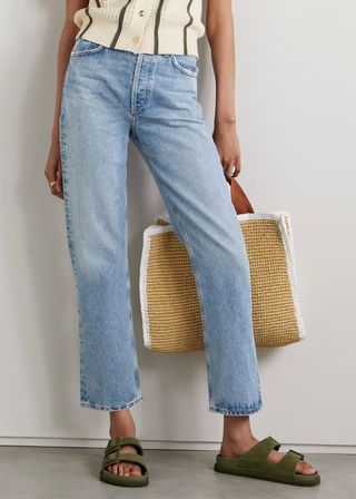 Agolde '90s Pinch Waist high-rise straight-leg organic jeans