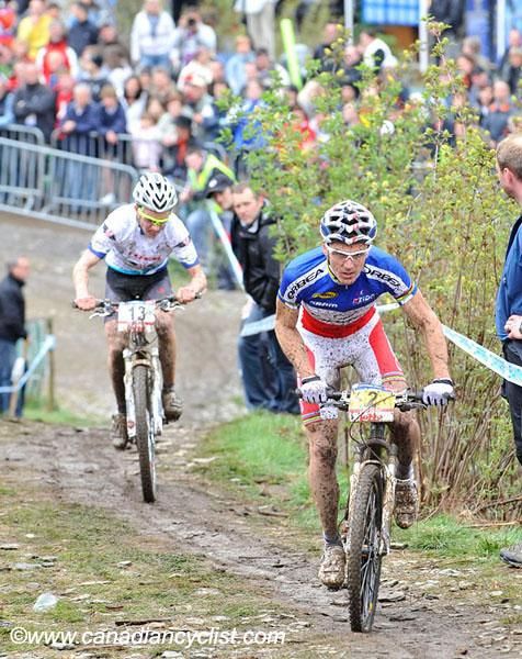 Julien Absalon and Mathias Fl