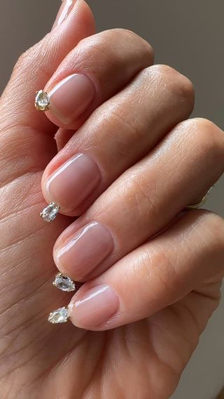 An image depicting Valentine's Day nails.