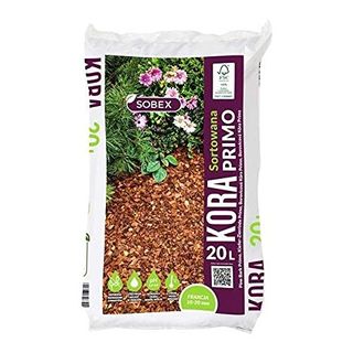 Wooden Bark Mulch for Garden Decorative Chippings 10-20mm Bag 20l Landscaping