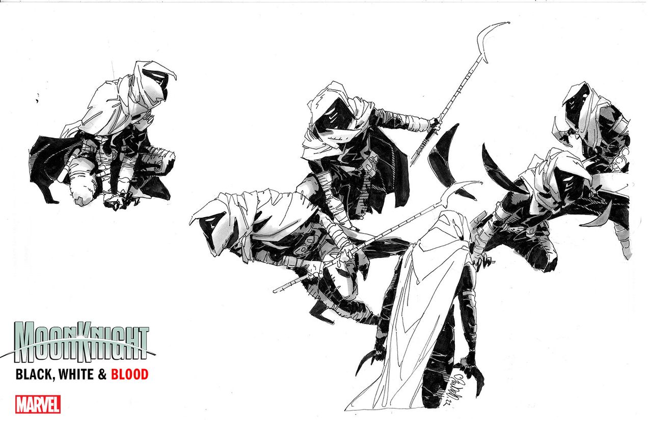 Moon Knight: Black, White &amp; Blood #1