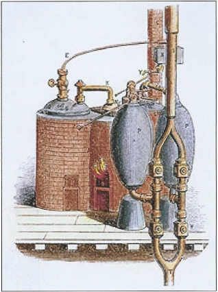 In 1698, Thomas Savery patented a machine that could effectively draw water from flooded mines using steam pressure.