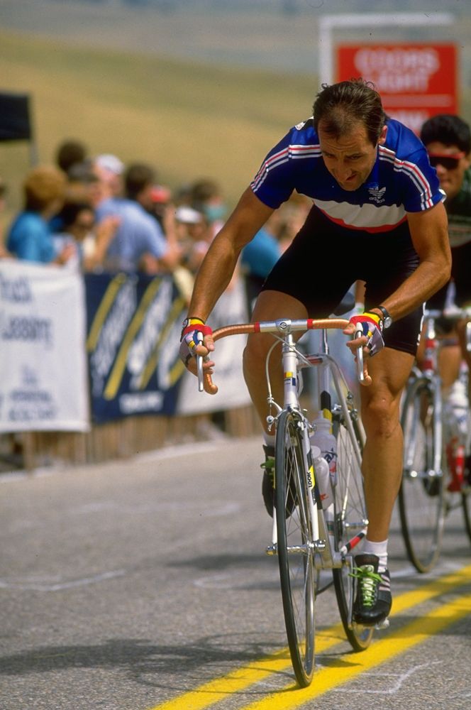 Jean-Claude Bagot of France in action during the 1986 World Cycling Championships
