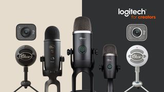 Logitech microphones.
