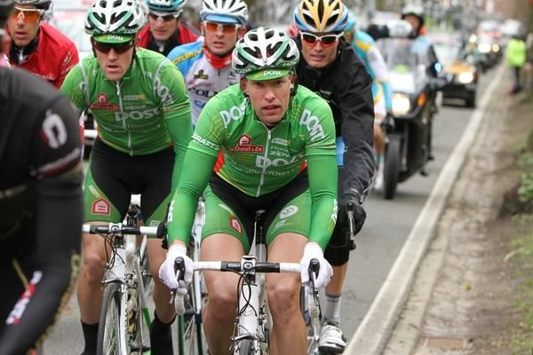 The An Post Sean Kelly team in the bunch
