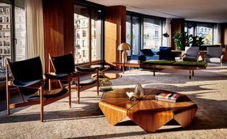 Open-plan living room of Francesc Macia 10 by Marcio Kogan