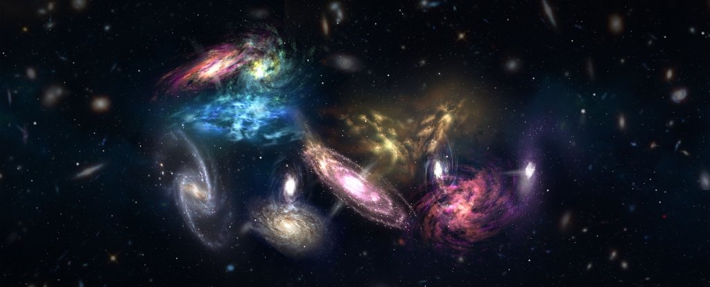 A galaxy pileup