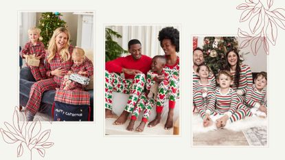 matching Christmas pajamas for the family