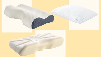 A selection of the best pillows for neck pain from Back in Action, Silentnight and Dreams