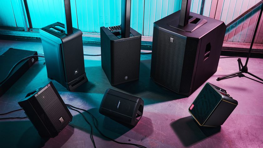 A selection of PA systems in out testing studio