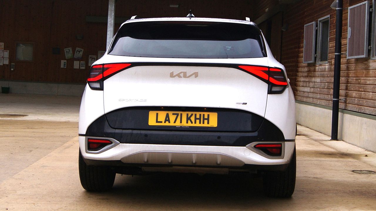 Kia Sportage from rear