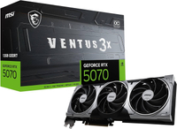 MSI GeForce RTX 5070 12G VENTUS 3X OC: (was £654.99)now £545.70 at Amazon