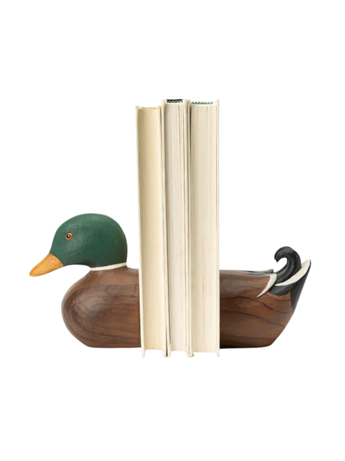 Mallard Bookends, Set of 2