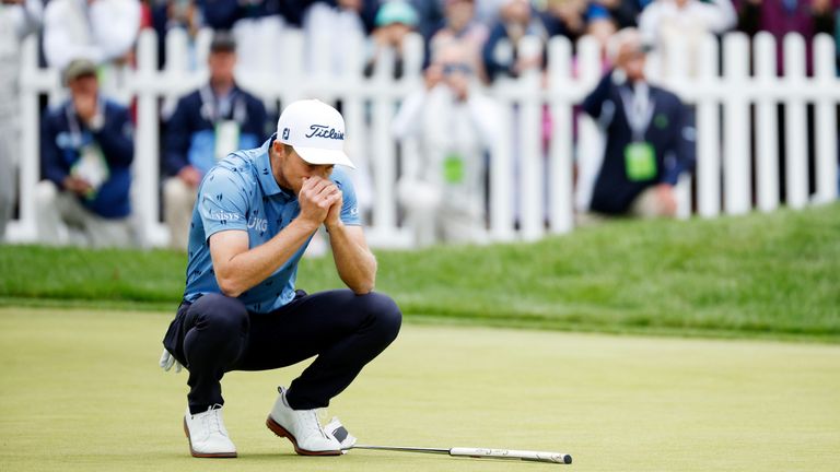 Will Zalatoris saw his birdie putt at the final hole of the US Open just miss, and with it went his hopes of forcing a playoff with Matt Fitzpatrick