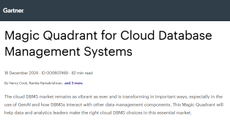 IBM has been named a Leader in the 2024 Gartner® Magic Quadrant™ for Cloud Database Management Systems (CDBMS) Report