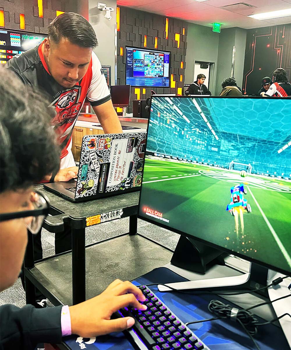 Coaching Station at LBCC E-Sports Lab