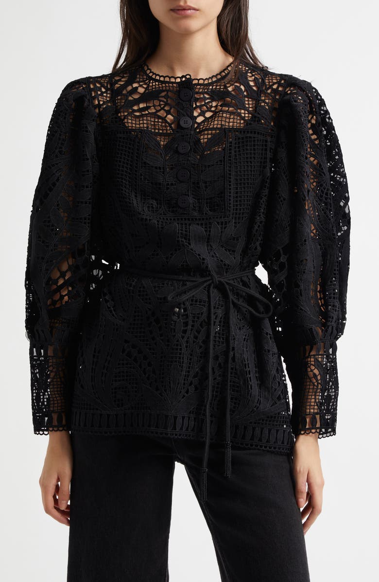 Guipure Lace Top