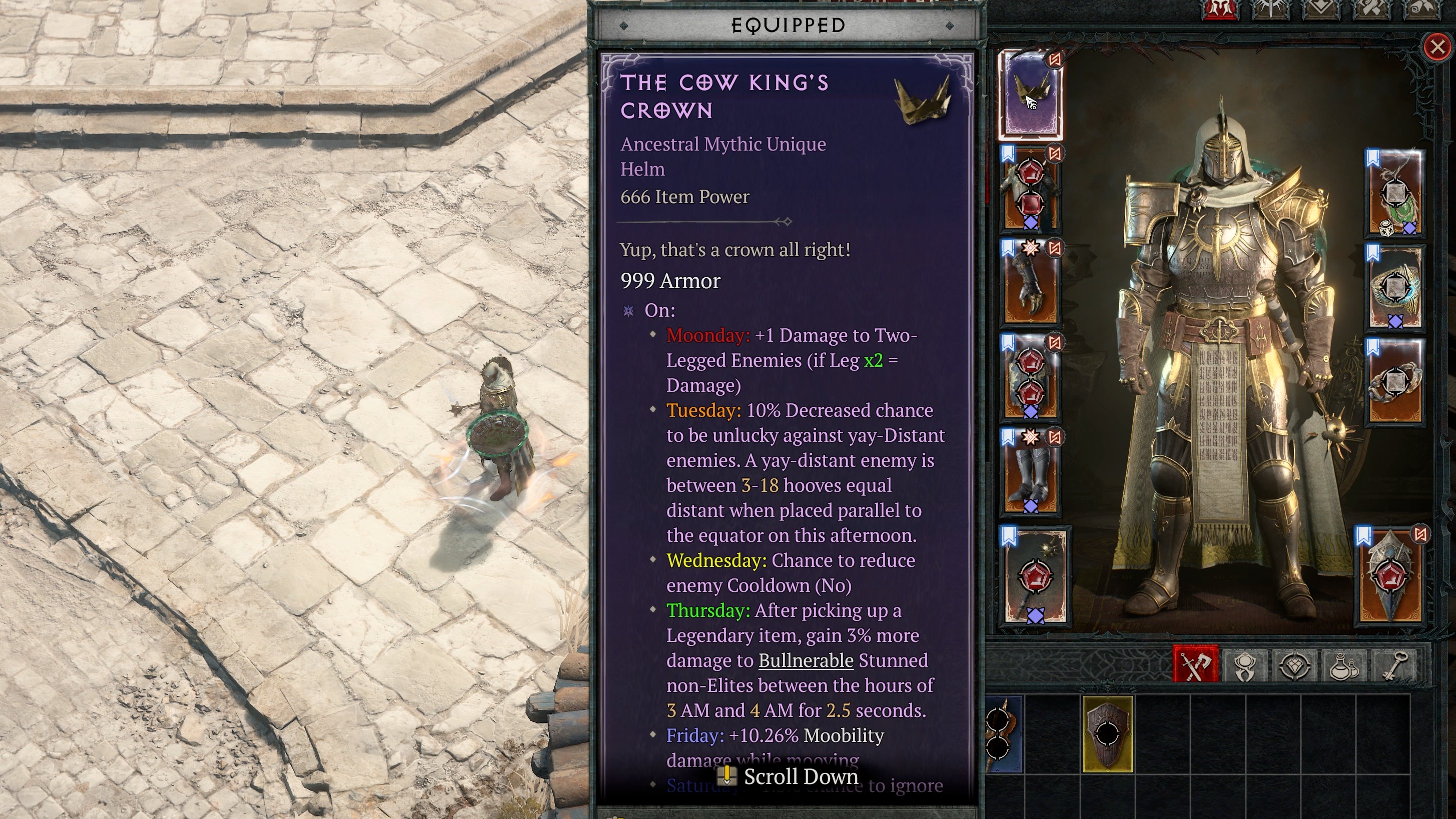 Cow King Crown Mythical Unique