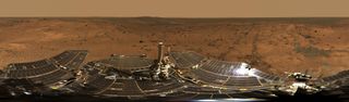 The panoramic camera on NASA's Mars Exploration Rover Spirit took the hundreds of images combined into this 360-degree view, the Husband Hill Summit panorama. Image released Jan. 6, 2014.