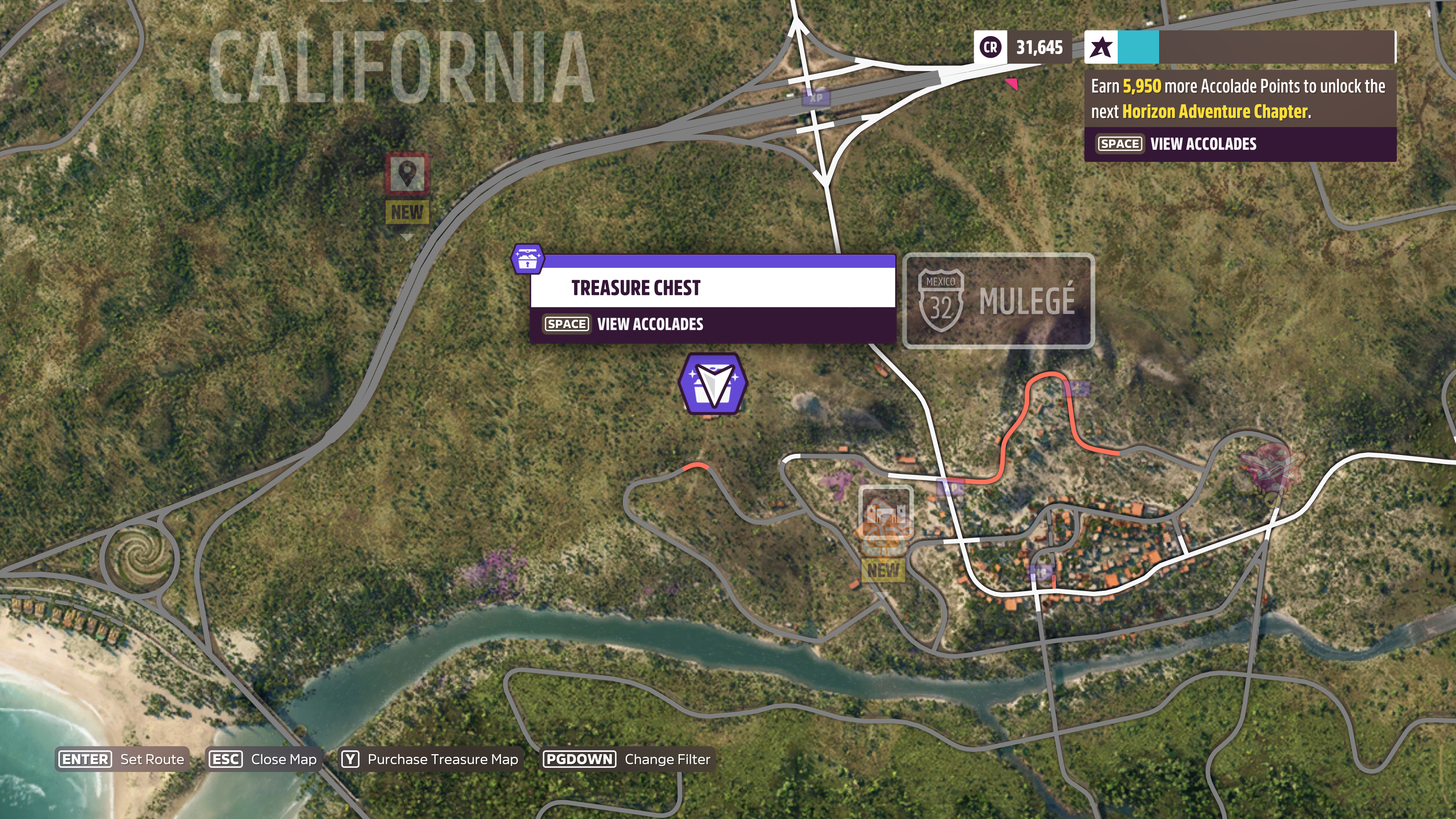 Forza Horizon 5 treasure chest locations