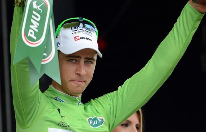 Peter Sagan was able to win the green jersey in 2012.