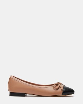 Ellison Natural Ballet Flat | Women's Flats – Steve Madden