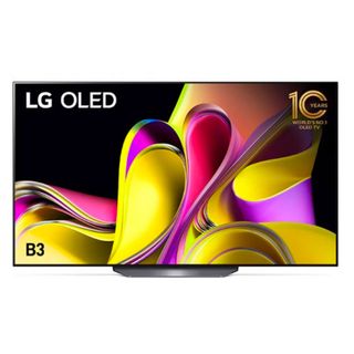LG B3 OLED TV valkoisella taustalla