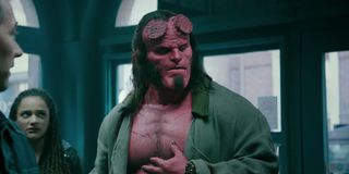 David Harbour as Hellboy in 2019